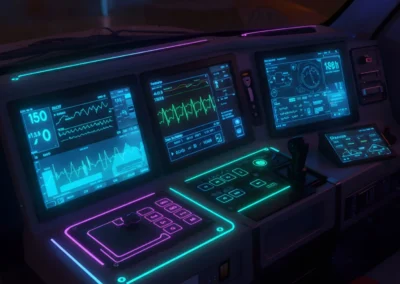 AN/UPX-24 Interrogator Set Touch Panel Display Unit with Integrated CPU